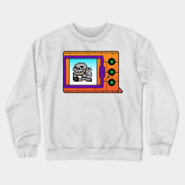 digimon vpet ver 3 andromon Crewneck Sweatshirt by DeeMON